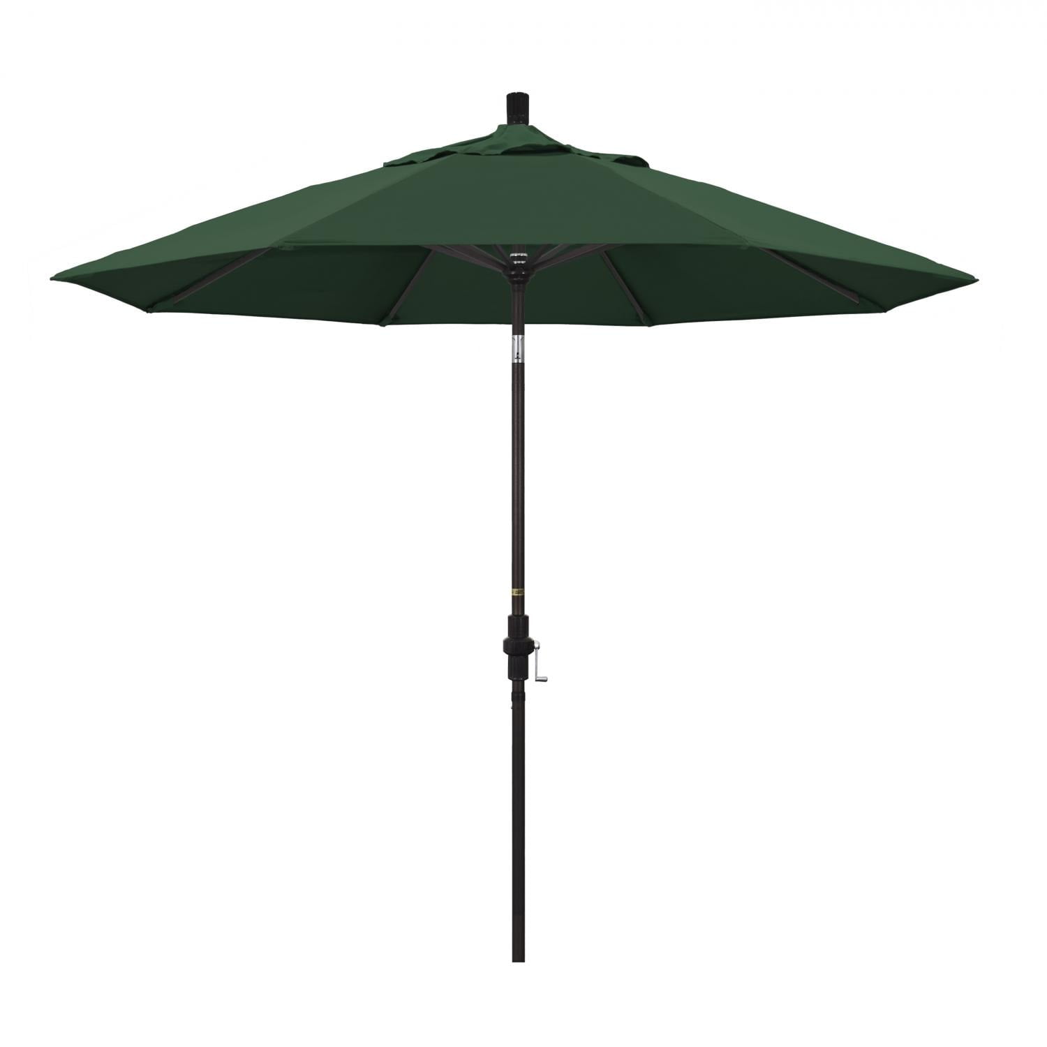 108'' Hunter Green Aluminum Outdoor Market Umbrella
