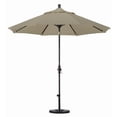thumbnail image 1 of California Umbrella 7.5' Market Patio Umbrella with Collar Tilt in Teak, 1 of 7