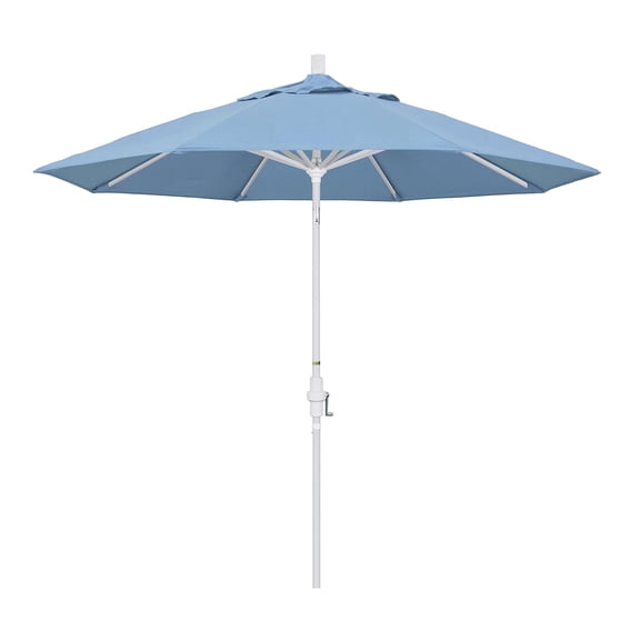 California Umbrella 9' Patio Umbrella in Air Blue