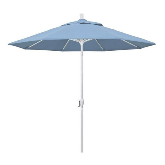 California Umbrella 9' Patio Umbrella in Air Blue