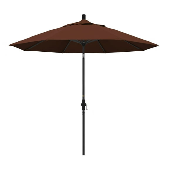 California Umbrella 9' Patio Umbrella in Bay Brown