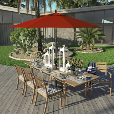 California Umbrella 9' Patio Umbrella in Brick