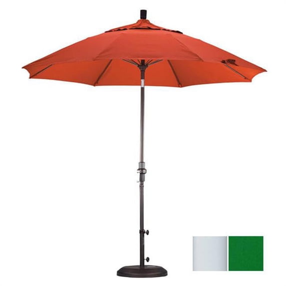 California Umbrella 9' Patio Umbrella in Hunter Green