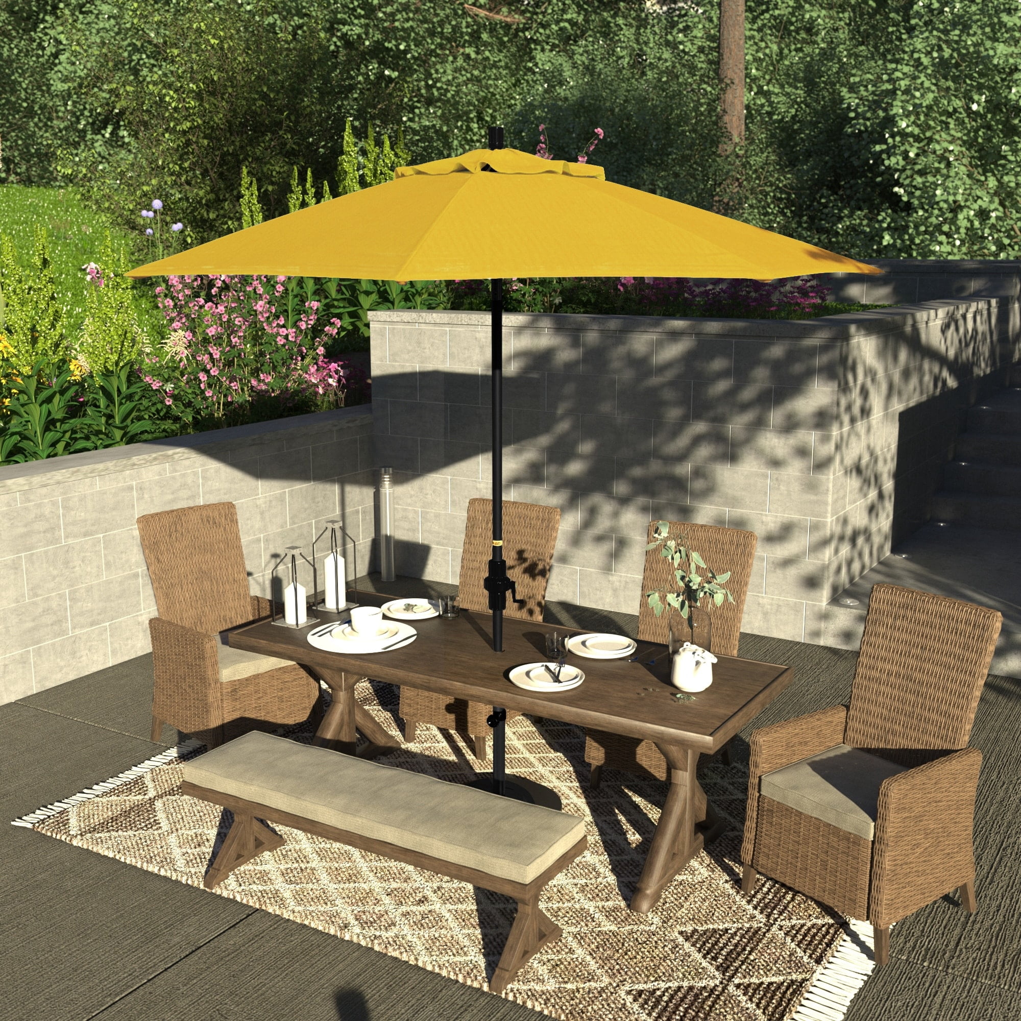lemon patio umbrella J JOYSAY Colorful Lemons for Rain Travel Umbrella Folding Inverted Umbrellas Auto Windproof Travel Umbrella for Rain Sun : Clothing, Shoes & Jewelry 32 wide when open 23.5 tall (top to handle bottom) Bamboo and synthetic silk Handmade in China Not for use in rain Bramblecrest Shanghai Lemon 2.7m Aluminium