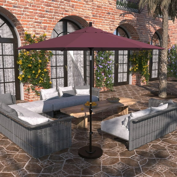 California Umbrella 9' Patio Umbrella in Purple