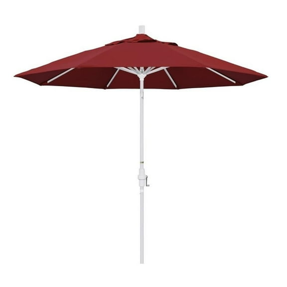 California Umbrella 9' Patio Umbrella in Red