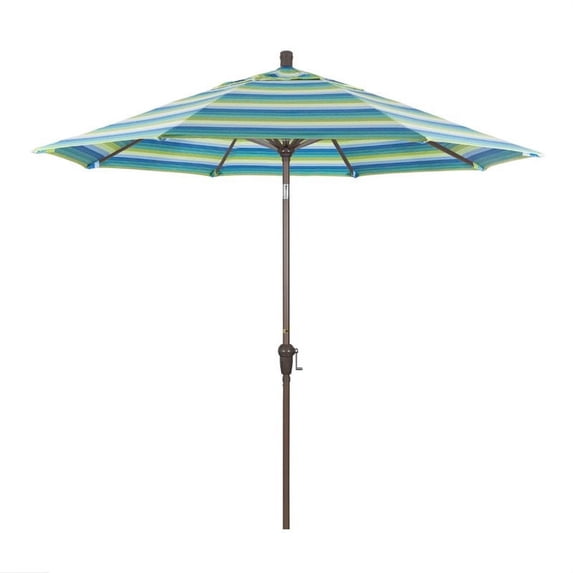 California Umbrella 9' Patio Umbrella in Seville Seaside