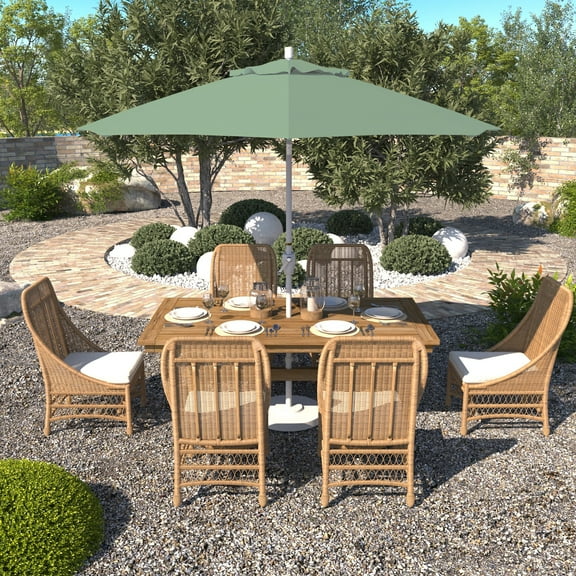 California Umbrella 9' Patio Umbrella in Spa