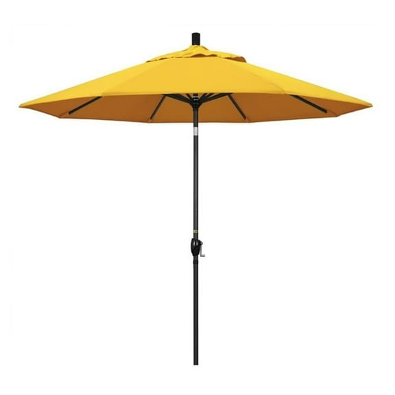 California Umbrella 9' Patio Umbrella in Sunflower Yellow