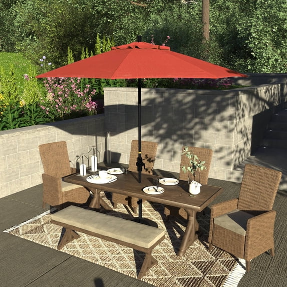 California Umbrella 9' Patio Umbrella in Sunset