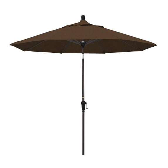 California Umbrella 9' Patio Umbrella in Teak