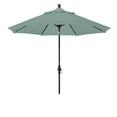 thumbnail image 1 of California Umbrella  9' Rd. Aluminum Patio Umbrella, Deluxe Crank Lift with Collar Tilt, Bronze Frame Finish, Sunbrella Fabric Spectrum Mist, 1 of 3