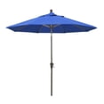 thumbnail image 1 of California Umbrella  9' Round Aluminum Crank Open Auto Tlit Market Umbrella, Champagne Finish, Olefin Fabric, 1 of 5