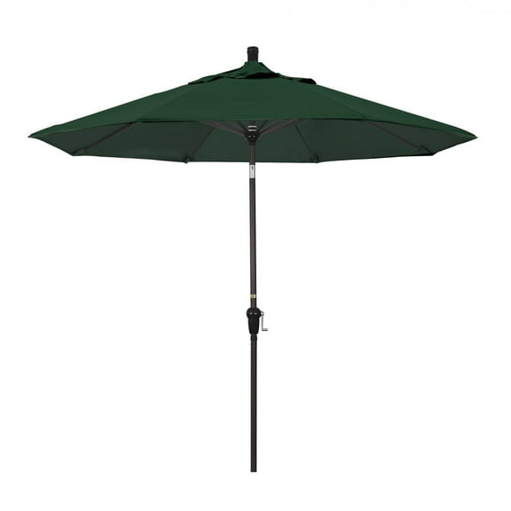 California Umbrella 9' Patio Umbrella in Hunter Green