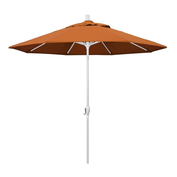 California Umbrella 9' Tuscan Round Patio Umbrella, Aluminum Frame, Olefin Fabric