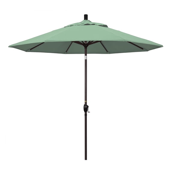 California Umbrella 9 ft. Aluminum Push Button Tilt Market Umbrella