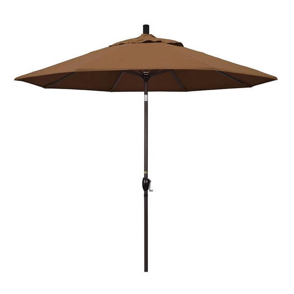 California Umbrella 9 ft. Aluminum Push Button Tilt Sunbrella Market Umbrella