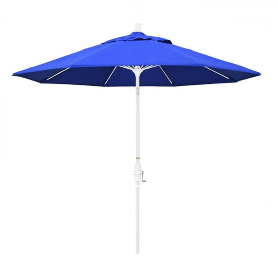 California Umbrella 9 ft. Fiberglass Tilt Sunbrella Market Umbrella