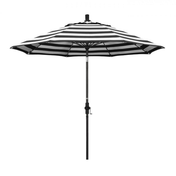 California Umbrella 9-ft. Fiberglass Tilt Sunbrella Market Umbrella