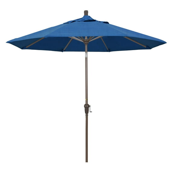 California Umbrella 9 ft. Sunbrella Aluminum Auto Tilt Market Umbrella