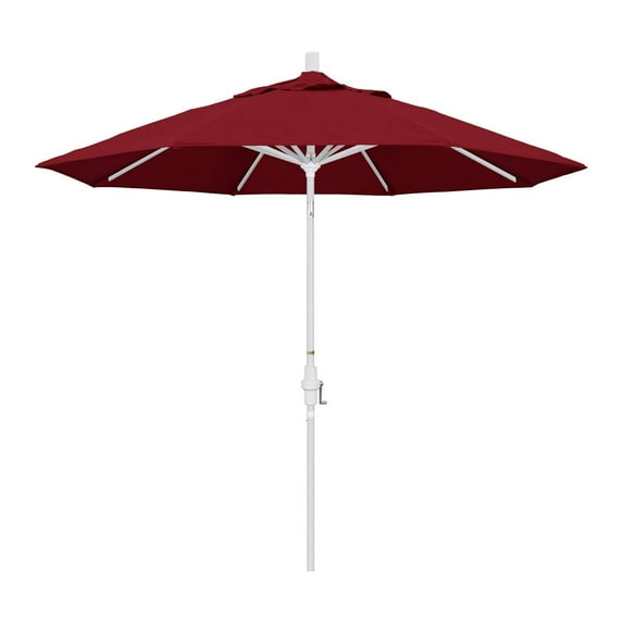 California Umbrella 9 ft. Sunbrella Aluminum Single Vent Tilt Market Umbrella