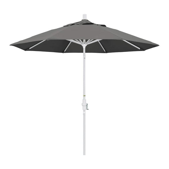 9 ft. Patio Umbrella in Charcoal Fabric