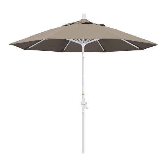 California Umbrella 9 ft. Sunbrella Aluminum Single Vent Tilt Market Umbrella