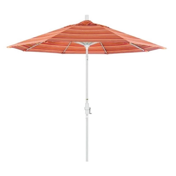 California Umbrella 9 ft. Sunbrella Aluminum Single Vent Tilt Market Umbrella