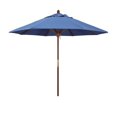 thumbnail image 1 of California Umbrella 9' Grove Series Patio Umbrella With Wood Pole Hardwood Ribs  Push Lift With Pacifica Capri Fabric, 1 of 5