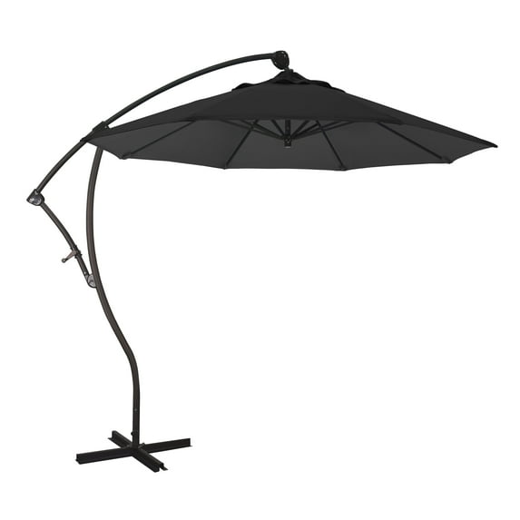 California Umbrella Bayside 9' Offset Crank Pacifica Patio Umbrella, Multiple Colors