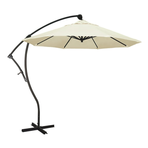 California Umbrella Bayside 9' Offset Crank Pacifica Patio Umbrella, Multiple Colors