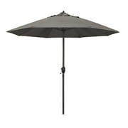 California Umbrella Casa Series Patio Market Umbrella in Pacifica with Aluminum Pole Aluminum Ribs Auto Tilt Crank Lift