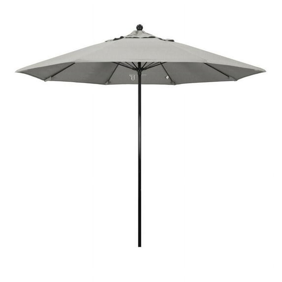 California Umbrella Oceanside 9' Black Market Umbrella in Granite