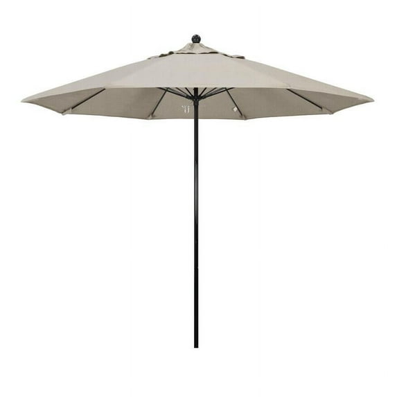 California Umbrella Oceanside 9' Black Market Umbrella in Granite