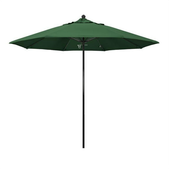 California Umbrella Oceanside 9' Black Market Umbrella in Green