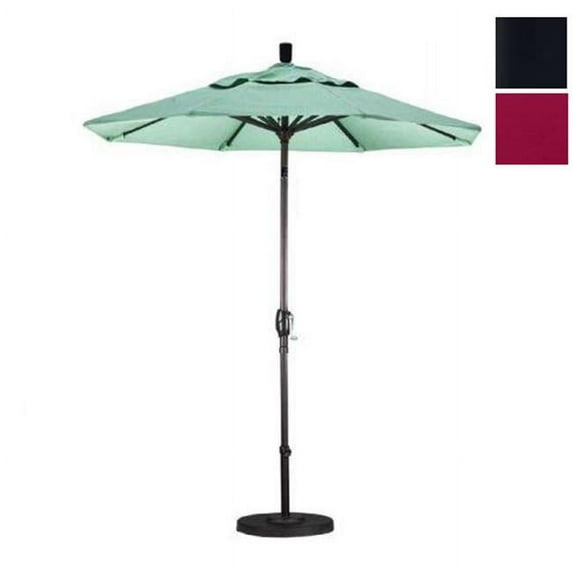 California Umbrella Pacific Trail Series Patio Market Umbrella in Pacifica with Aluminum Pole Aluminum Ribs Push Button Tilt Crank Lift