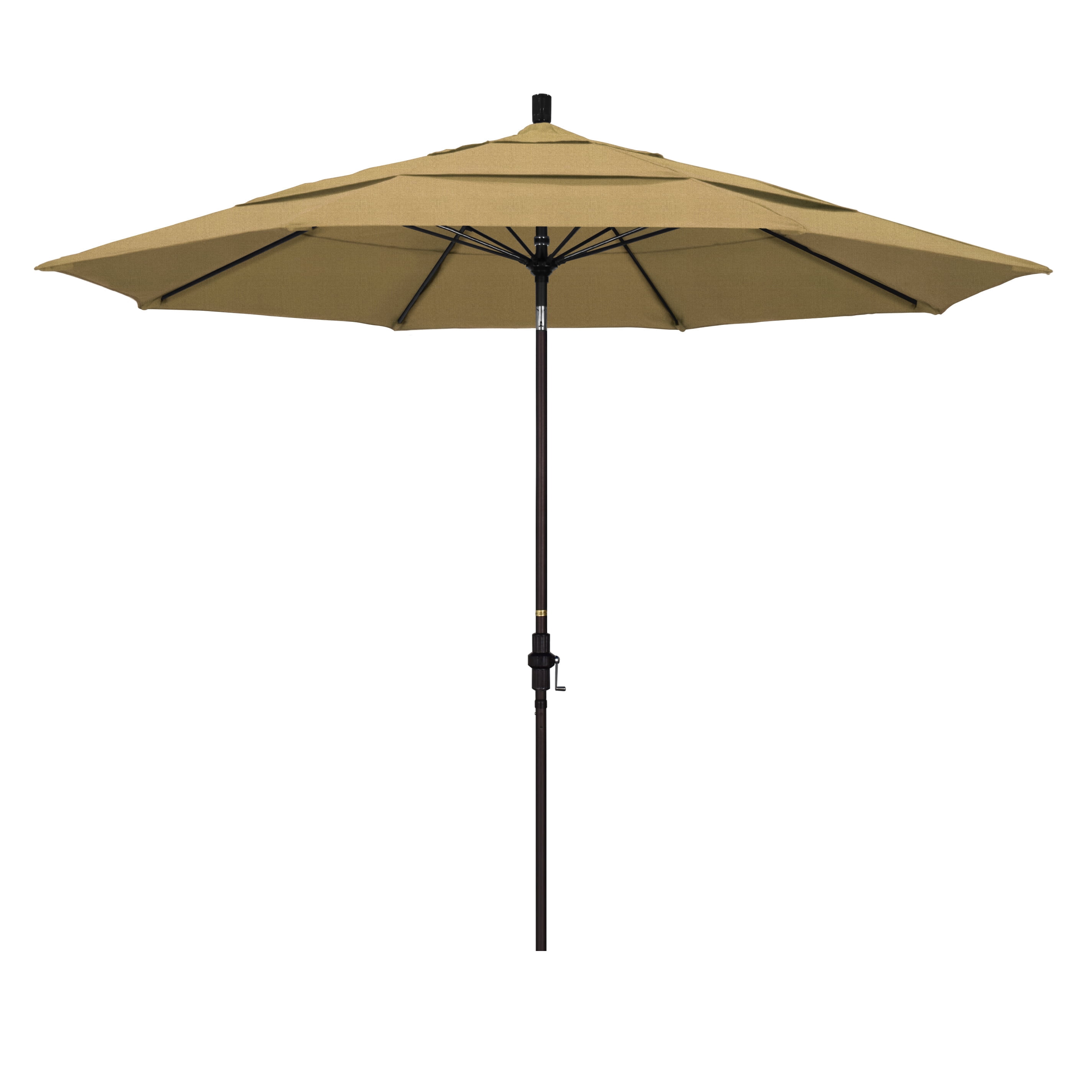 electrical patio umbrellas around elizabethtown ky PHI VILLA 13 ft. Steel Market 8-Color Solar LED Lights Patio Umbrella in  Blue THD-E02GM029-Z
