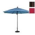 thumbnail image 1 of California Umbrella Venture 11' Bronze Market Umbrella in Red, 1 of 3