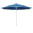 thumbnail image 1 of California Umbrella Venture 11' Silver Market Umbrella in Capri, 1 of 3