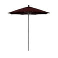 thumbnail image 1 of California Umbrella Venture 7.5' Bronze Market Umbrella in Burgundy, 1 of 4