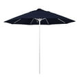 thumbnail image 1 of California Umbrella Venture 9' White Market Umbrella in Navy Blue, 1 of 4