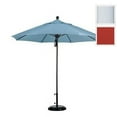 thumbnail image 1 of California Umbrella Venture 9' White Market Umbrella in Tuscan, 1 of 4