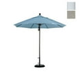 thumbnail image 1 of California Umbrella Venture 9' White Market Umbrella in Granite, 1 of 4