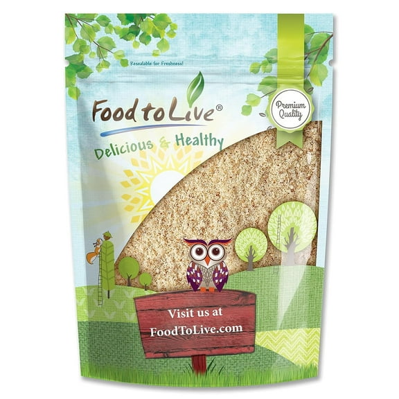 California Unblanched Almond Flour, 2 Pounds  Kosher, Raw, Vegan  by Food to Live