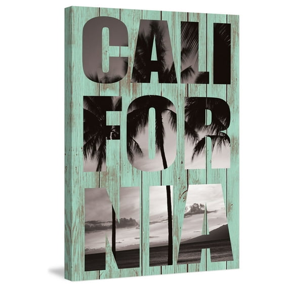 "California View" Painting Print on Wrapped Canvas