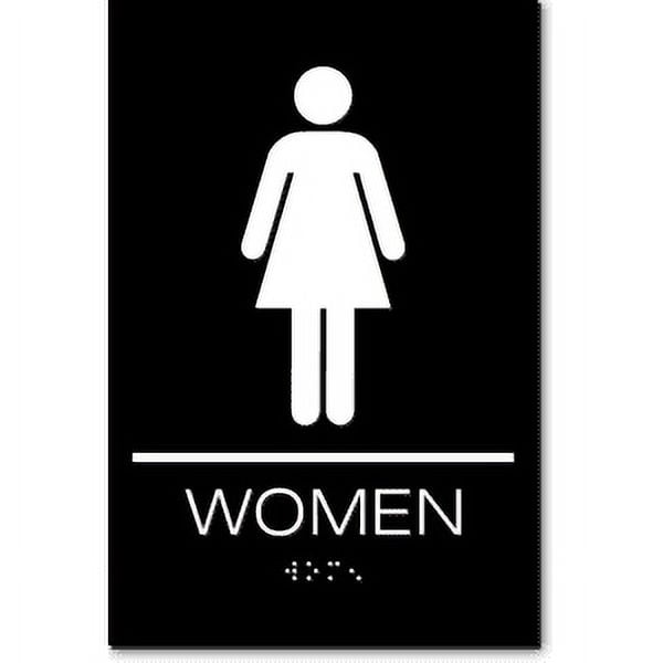 california-women-restroom-wall-sign-black-white-2-units-walmart