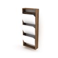 thumbnail image 1 of California Walnut 3 - Tier Shoe Shelf - Useful for Entryway Shoe Organization, 1 of 2