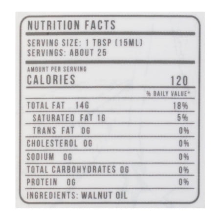 California Walnut Oil Cold Pressed