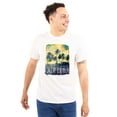 thumbnail image 1 of California Watercolor Palm Trees Men's Graphic T Shirt Tees Brisco Brands S, 1 of 6