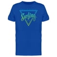 thumbnail image 1 of California Watercolor Surfing Tee Men's -Image by Shutterstock, 1 of 2